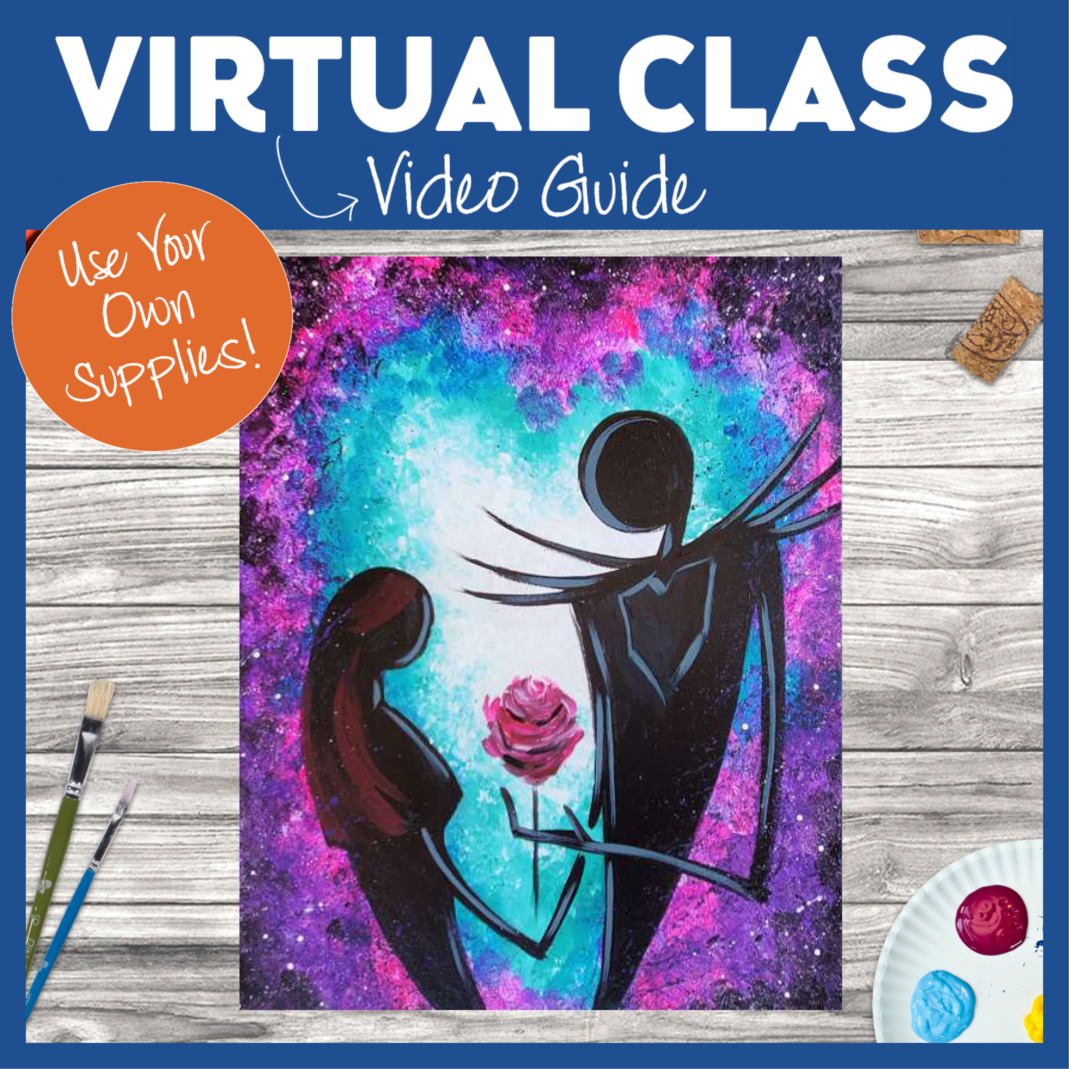 PRE-RECORDED CLASS WATCH UP TO 7 DAYS AFTER. LINK ONLY (NO SUPPLIES INCLUDED)