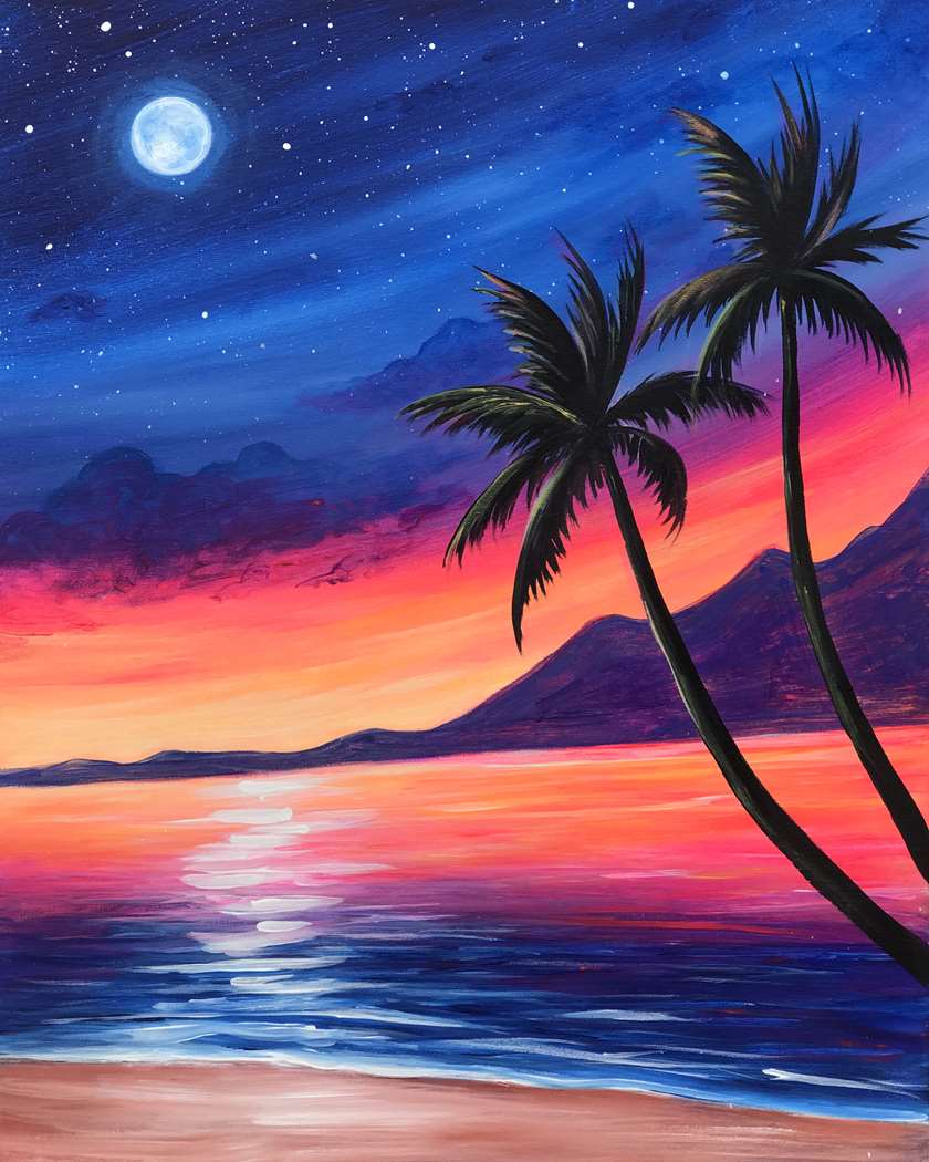 Seaside at Sunset