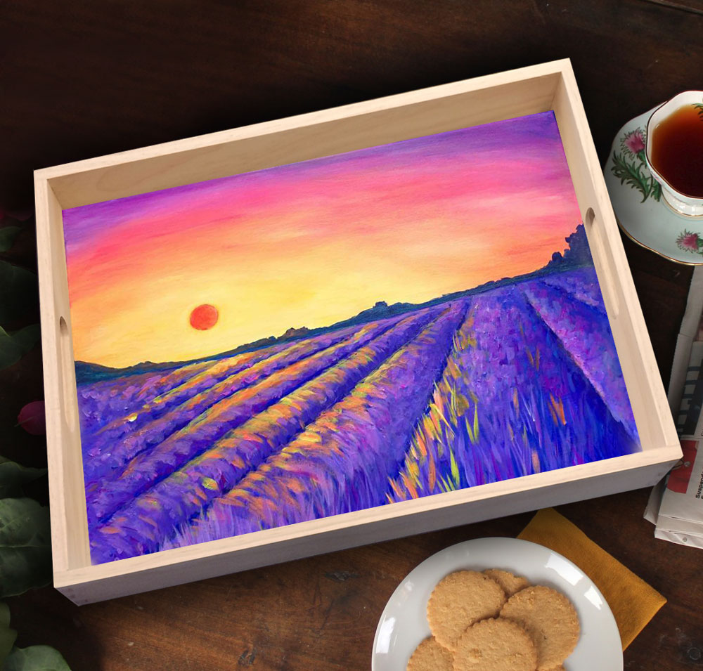 Paint a Wooden Serving Tray!!