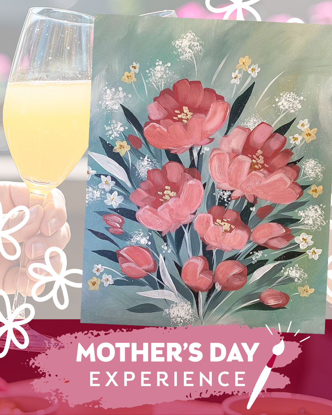 Celebrating Mom $17.00 Bottomless MOMosas 21 & over