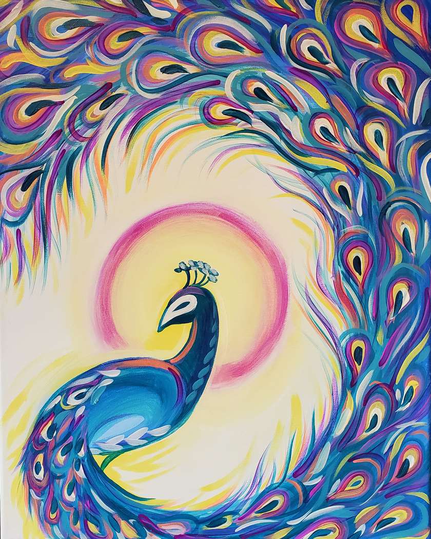Plumed Peacock