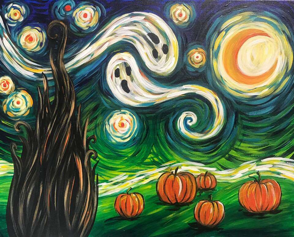 Van Gogh's Starry Night - Halloween 