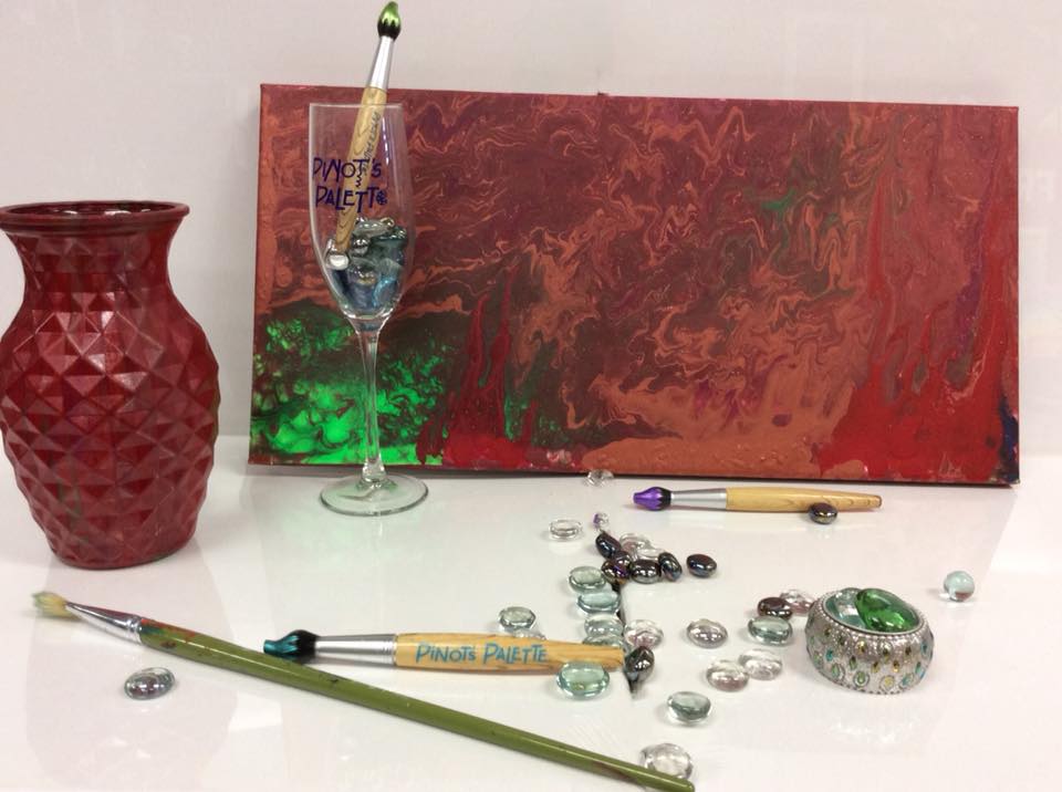 Vase And Canvas Marble Pour Tue Aug 27 6 30pm At Pleasant Ridge