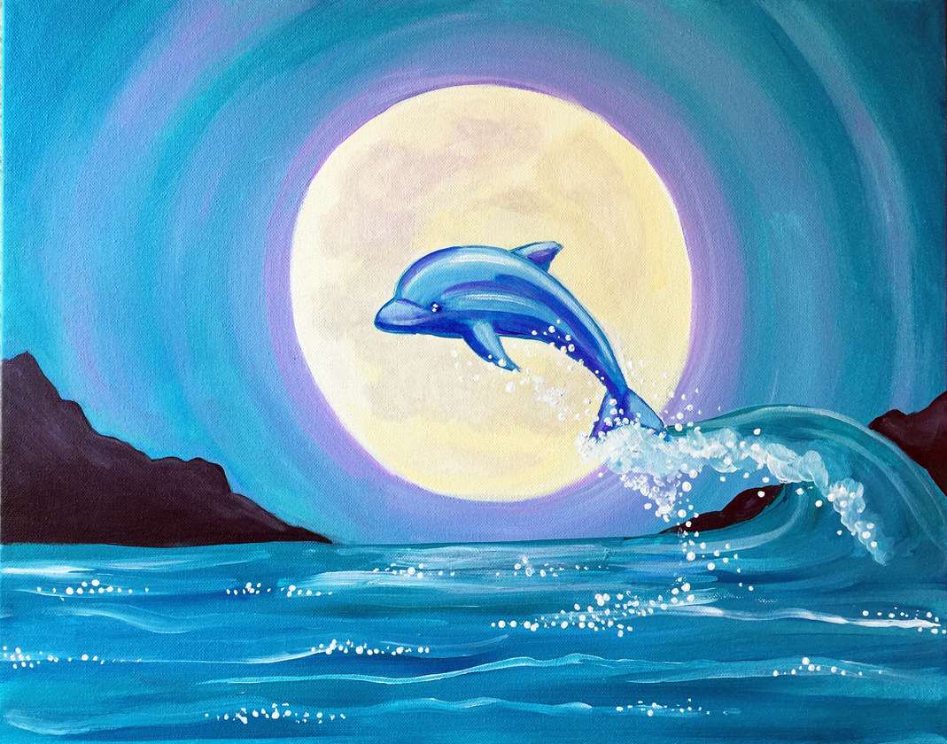 In studio event! "moonlight swim"