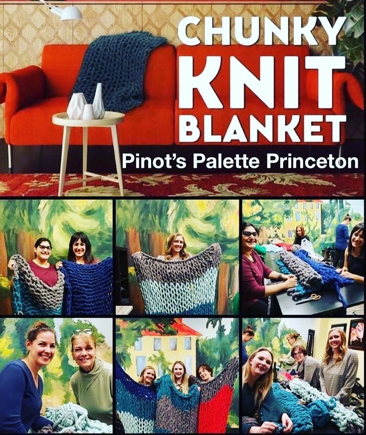 Knit a chic blanket throw in 2.5 hrs!