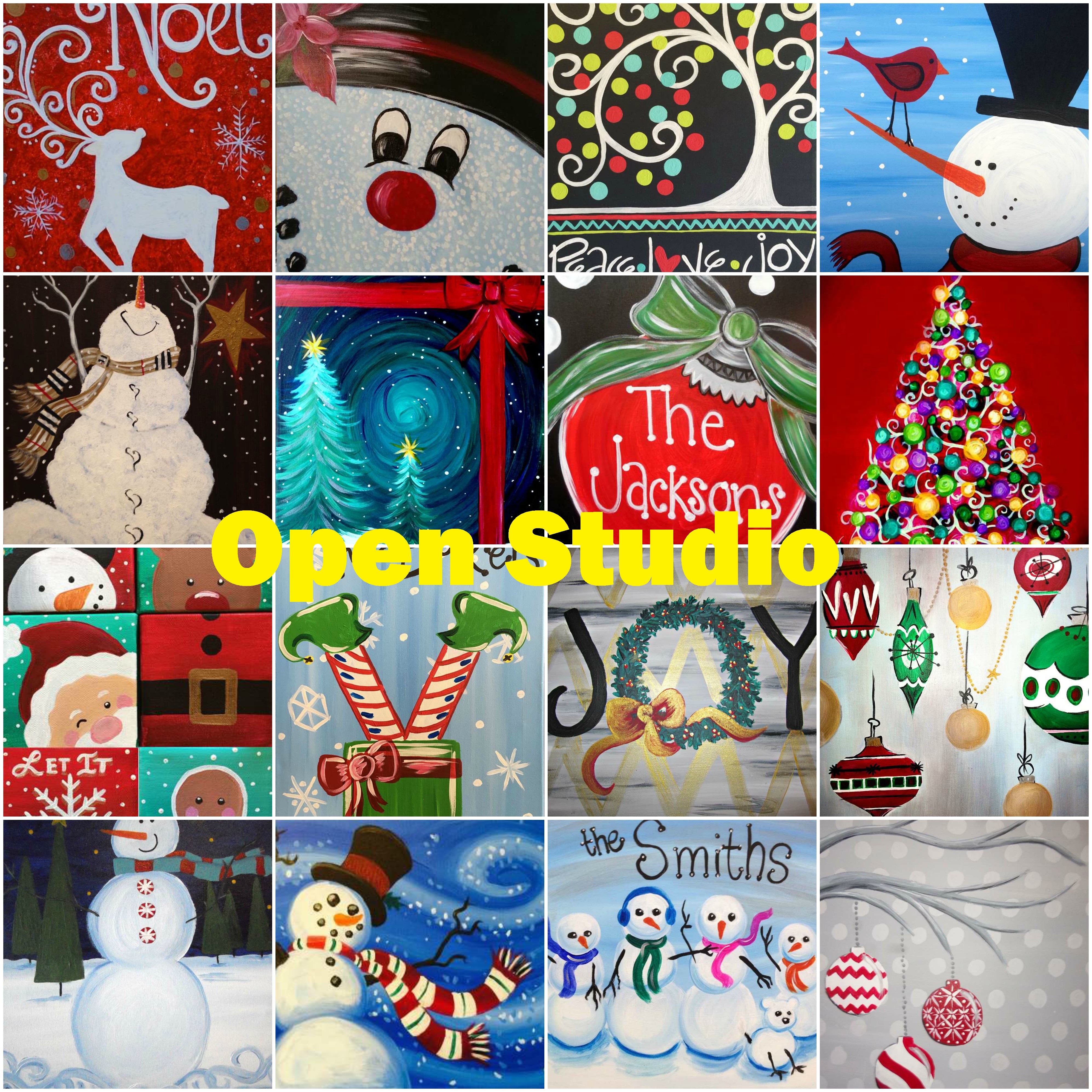 Open Studio Paintings