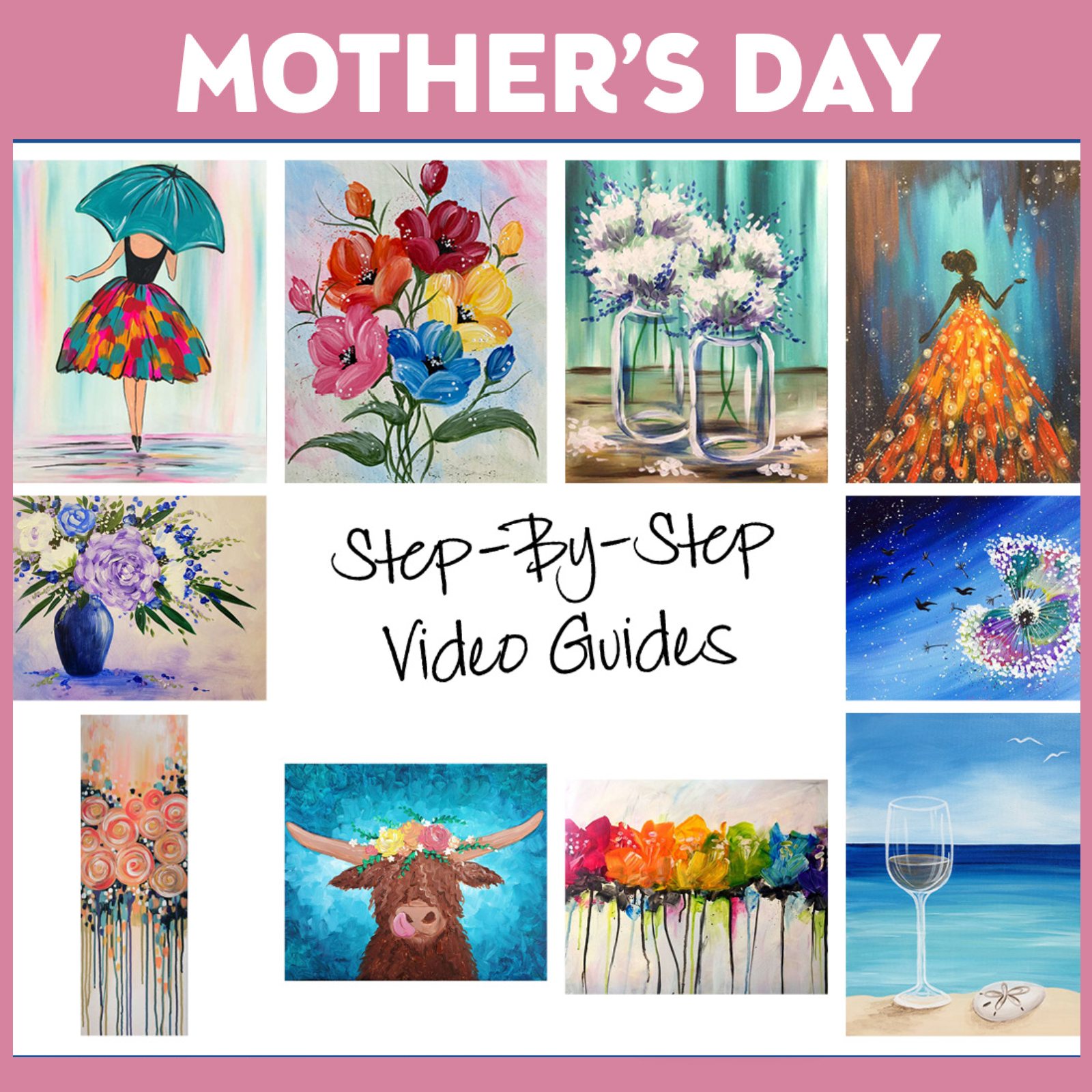 Mothers Day - Take Home Art Kit with Video Tutorial