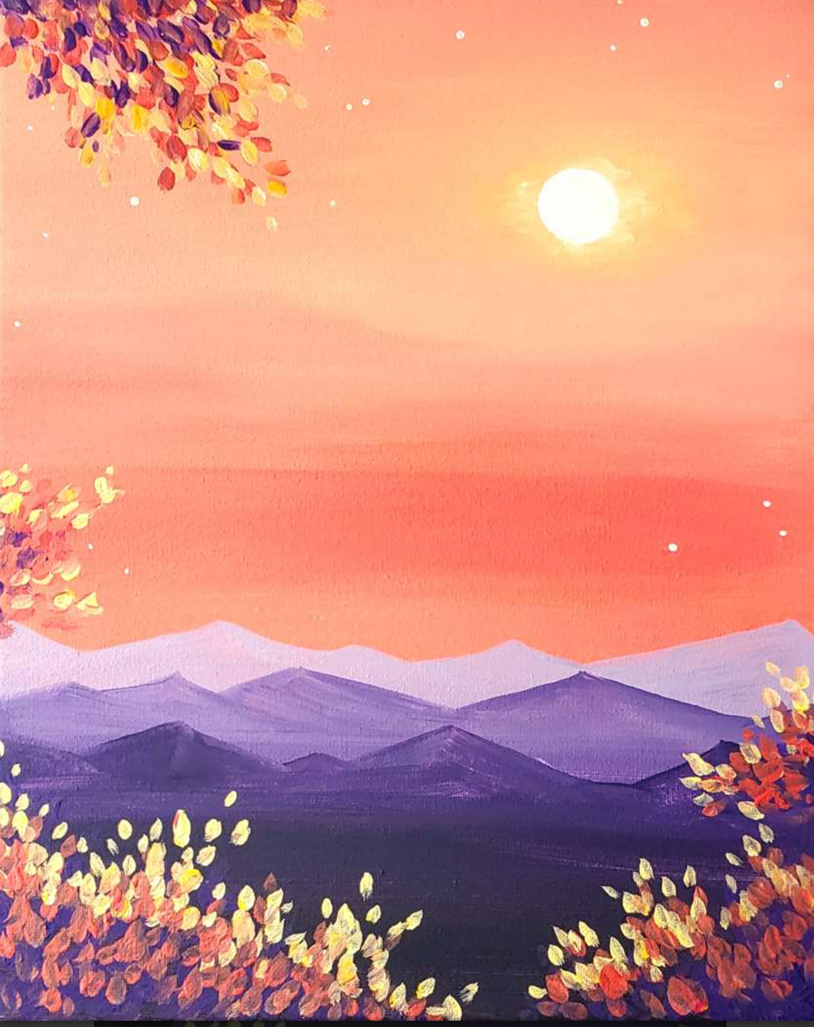 Autumn Mountain Evening