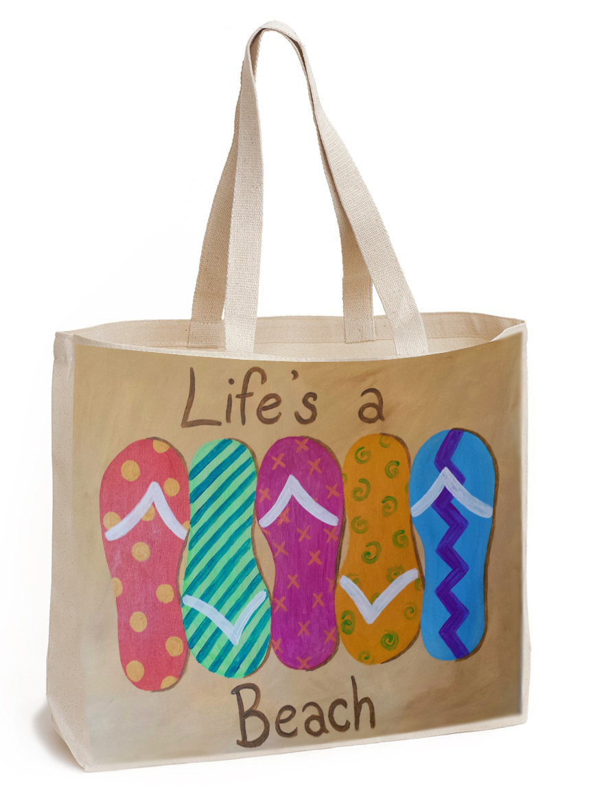 life's a beach bag