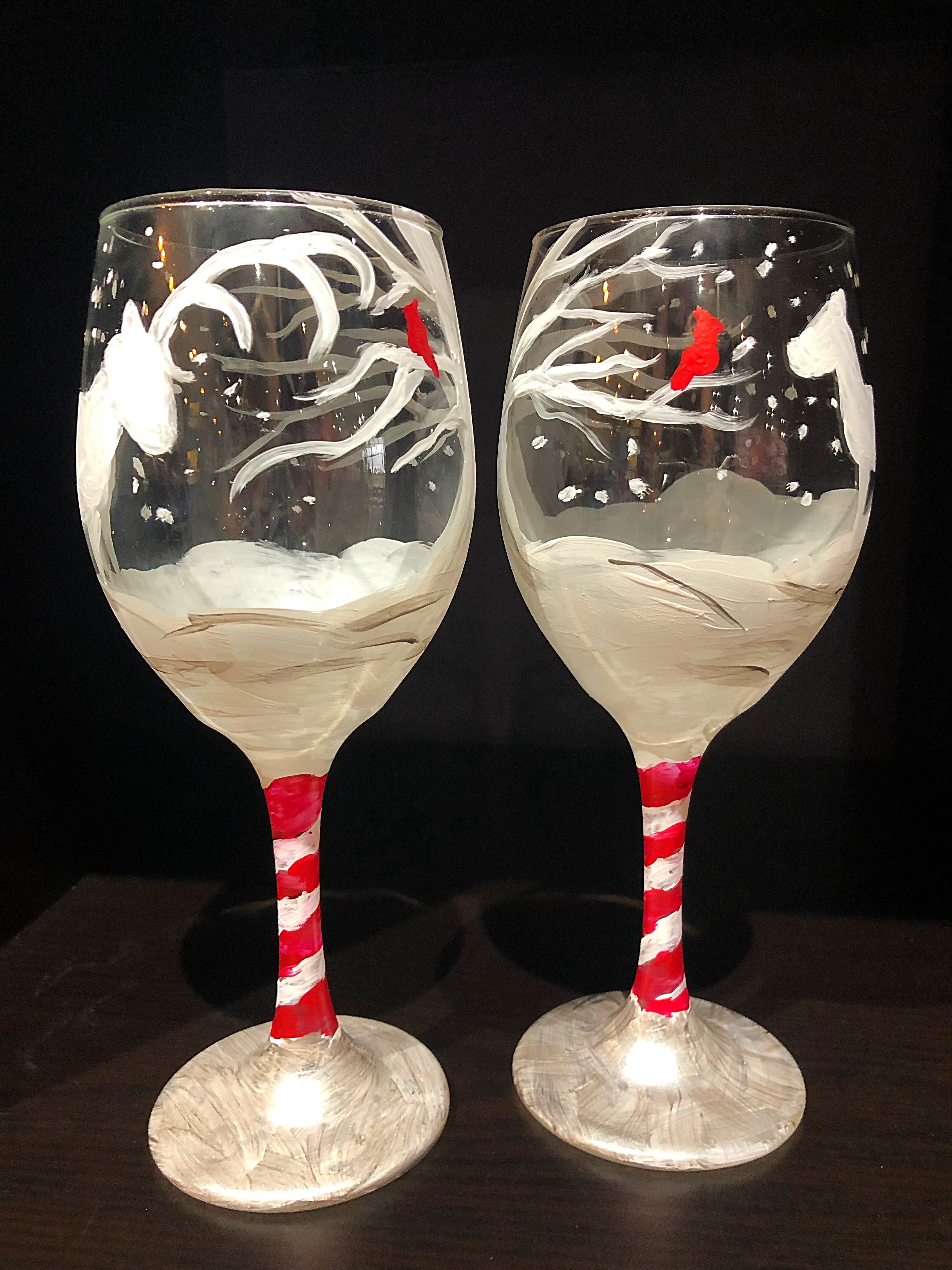 Baby it's Cold Outside - Wine Glass