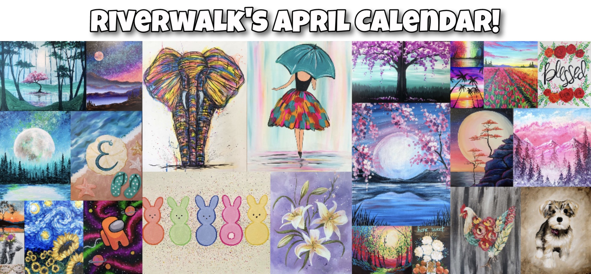 Riverwalk’s April '22 Calendar