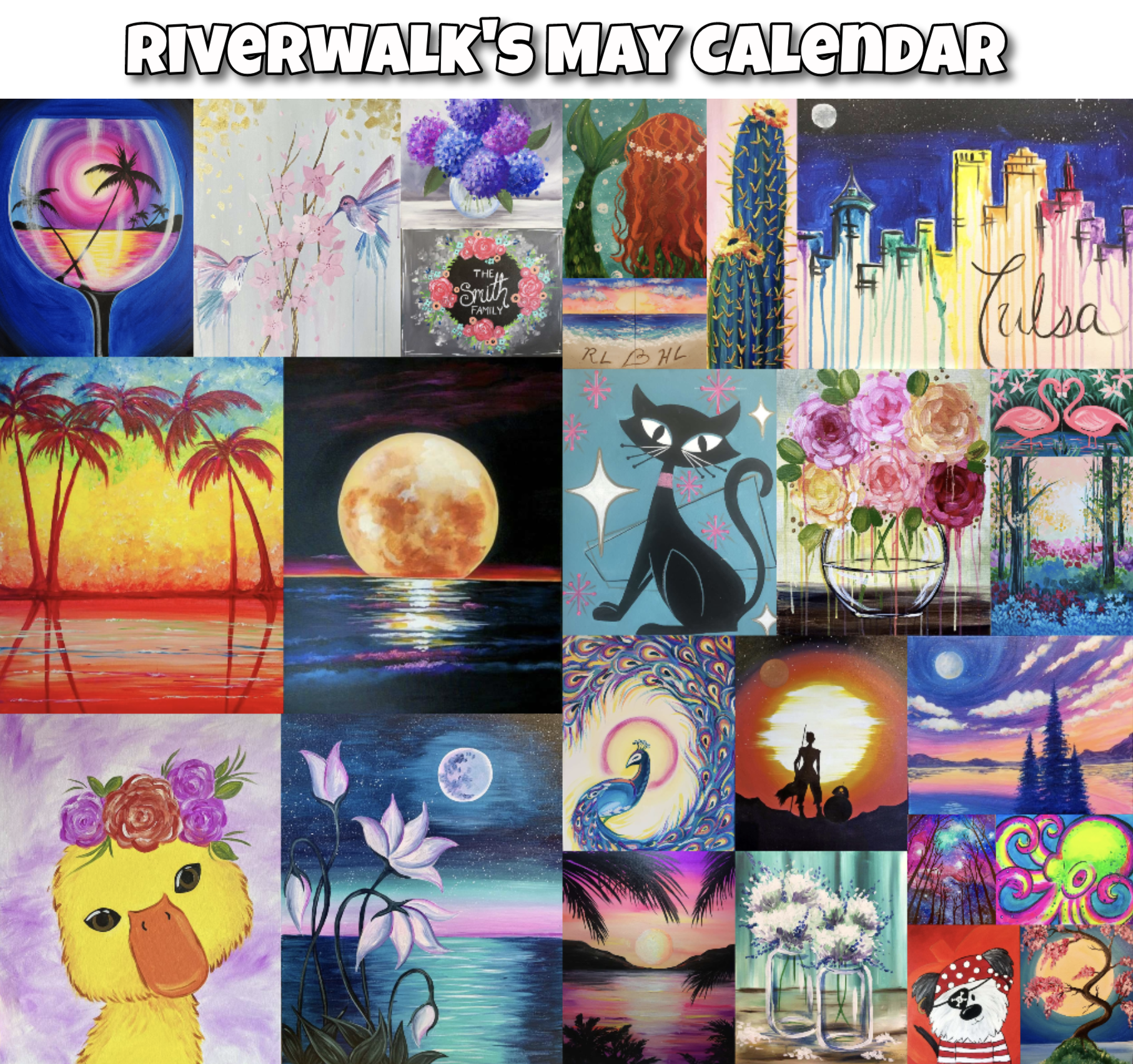 Paint at Riverwalk in May!