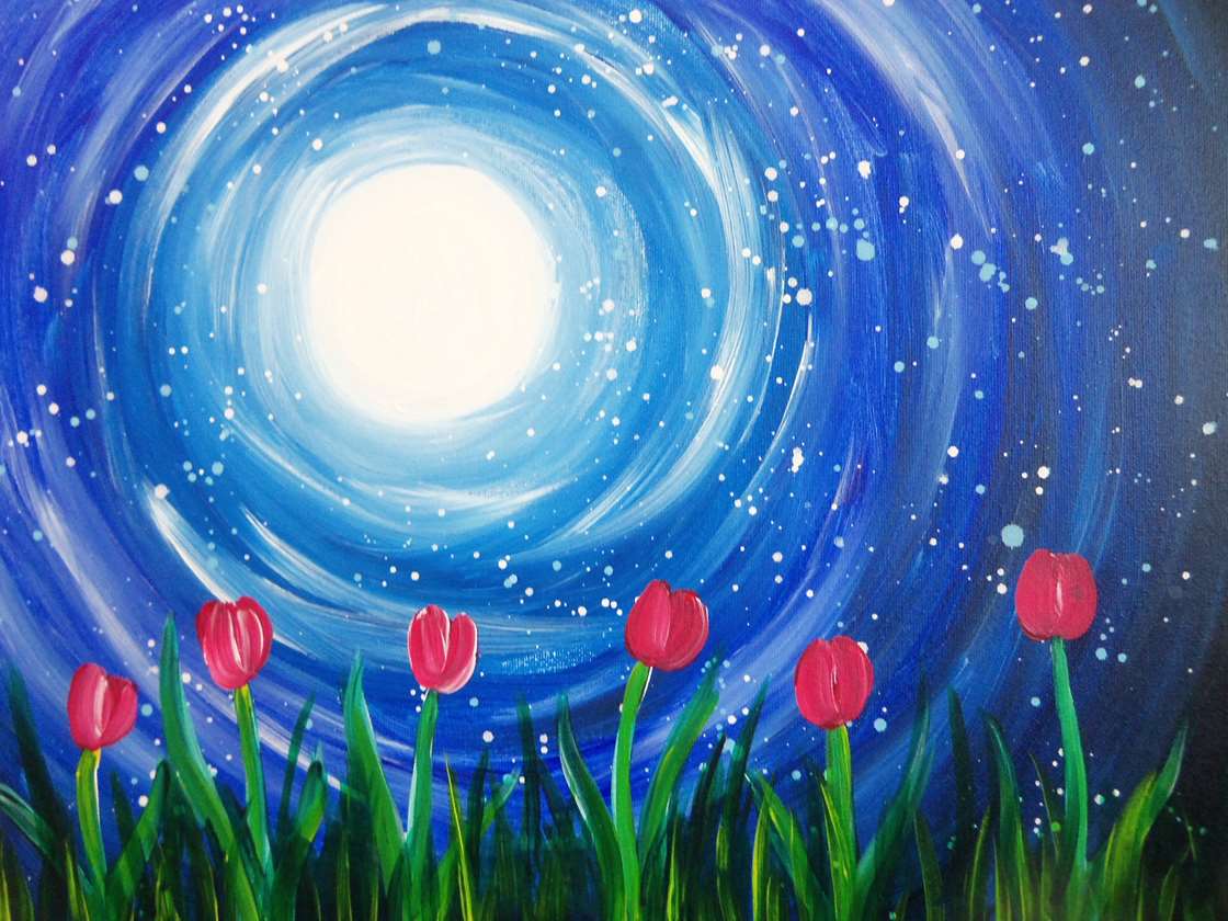 Take Home Kit - Tulips in Moonlight