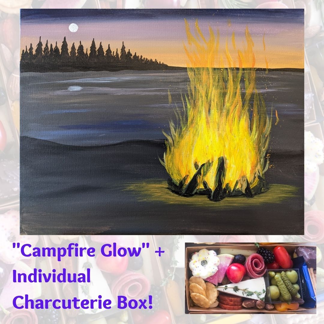 Campfire Glow + Individual Charcuterie Box!