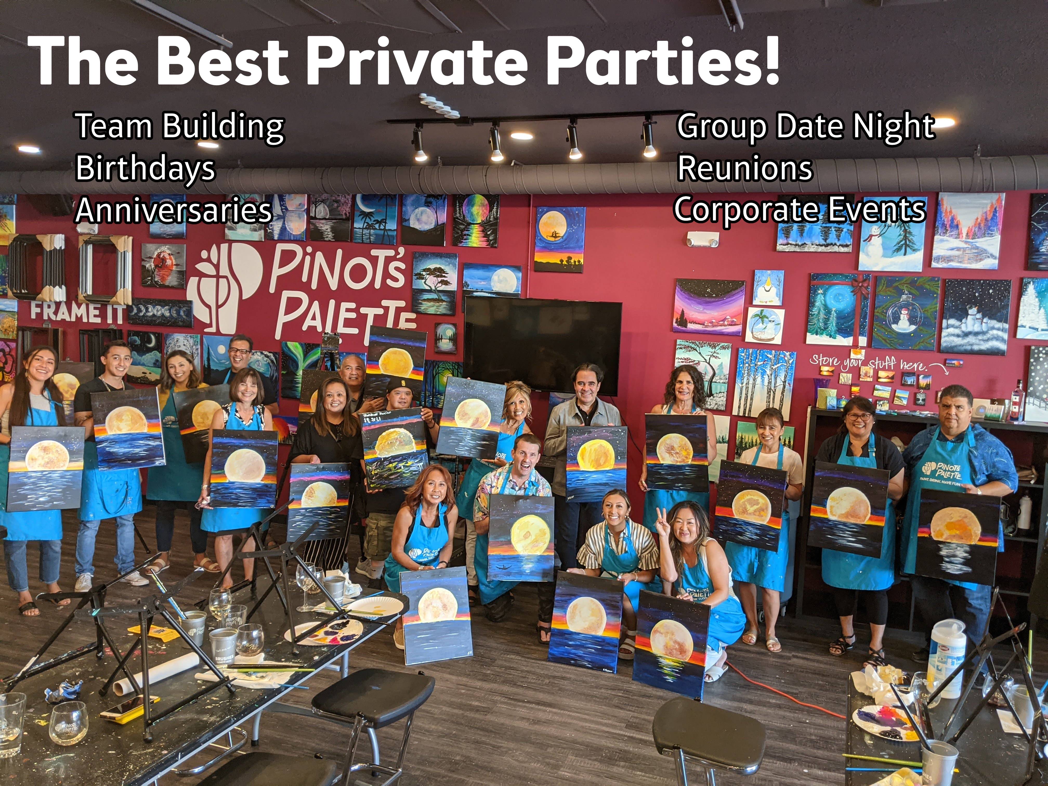 Private In-Studio Parties!