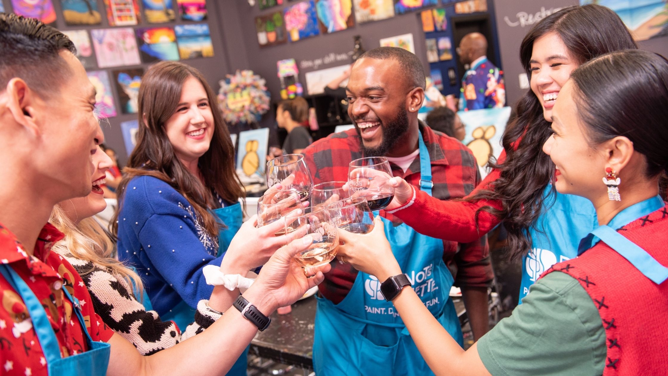 Make Holiday Memories with a Private Paint Party at Pinot’s Palette ...