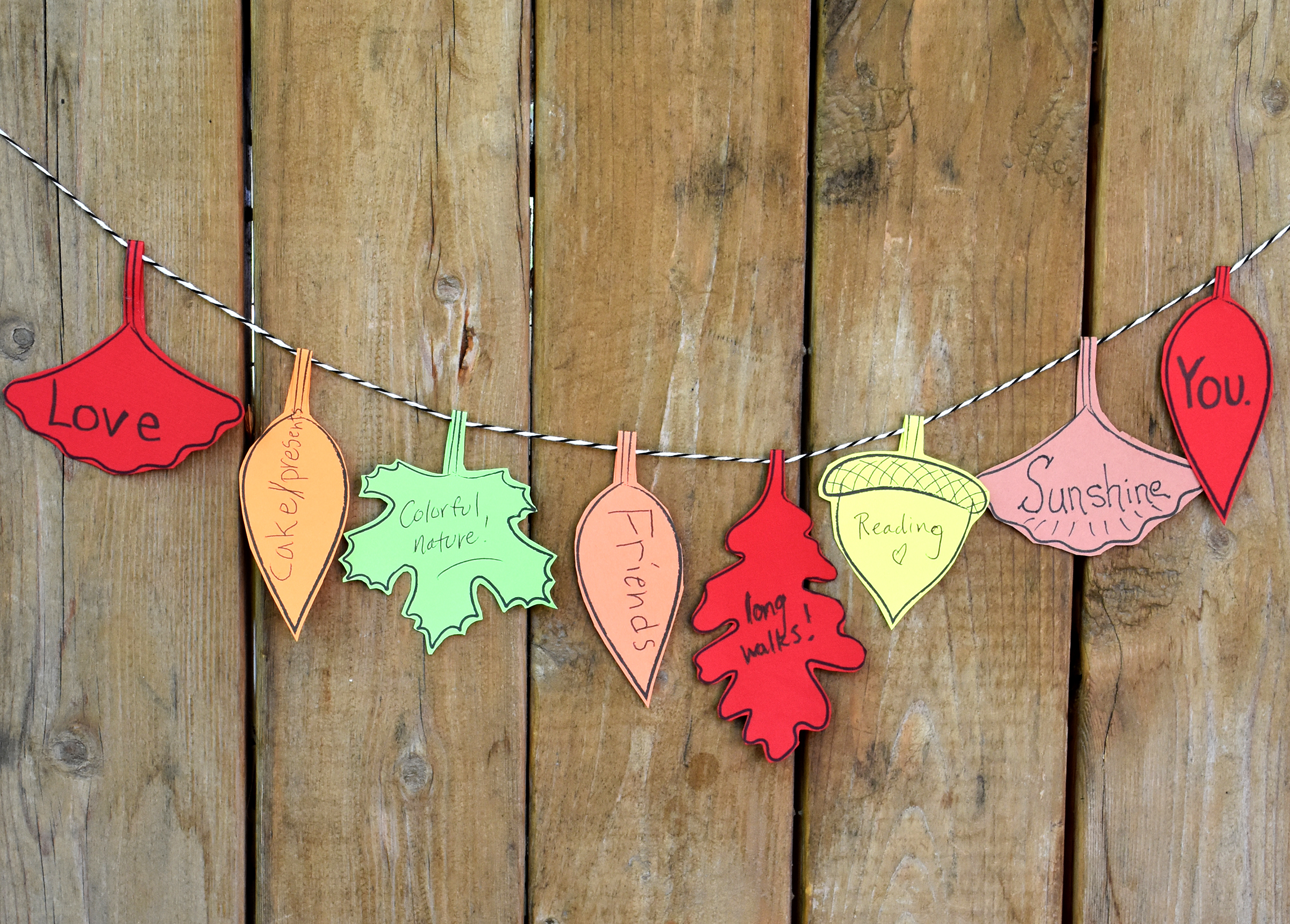 Give Thanks With A ’Thankful Garland'
