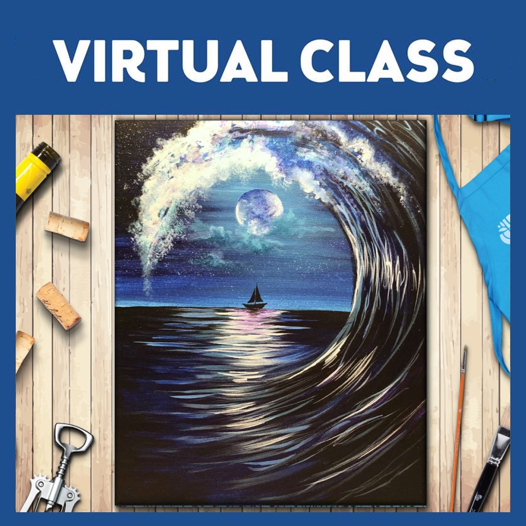 Live Virtual Class 4/18 Moonlit Wave