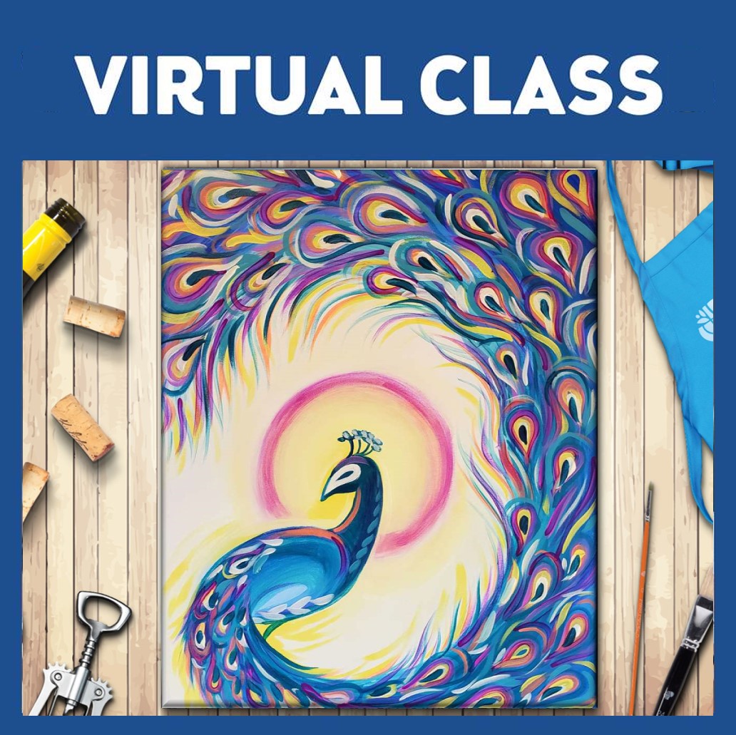 Live Virtual Class 4/26 Plumed Peacock