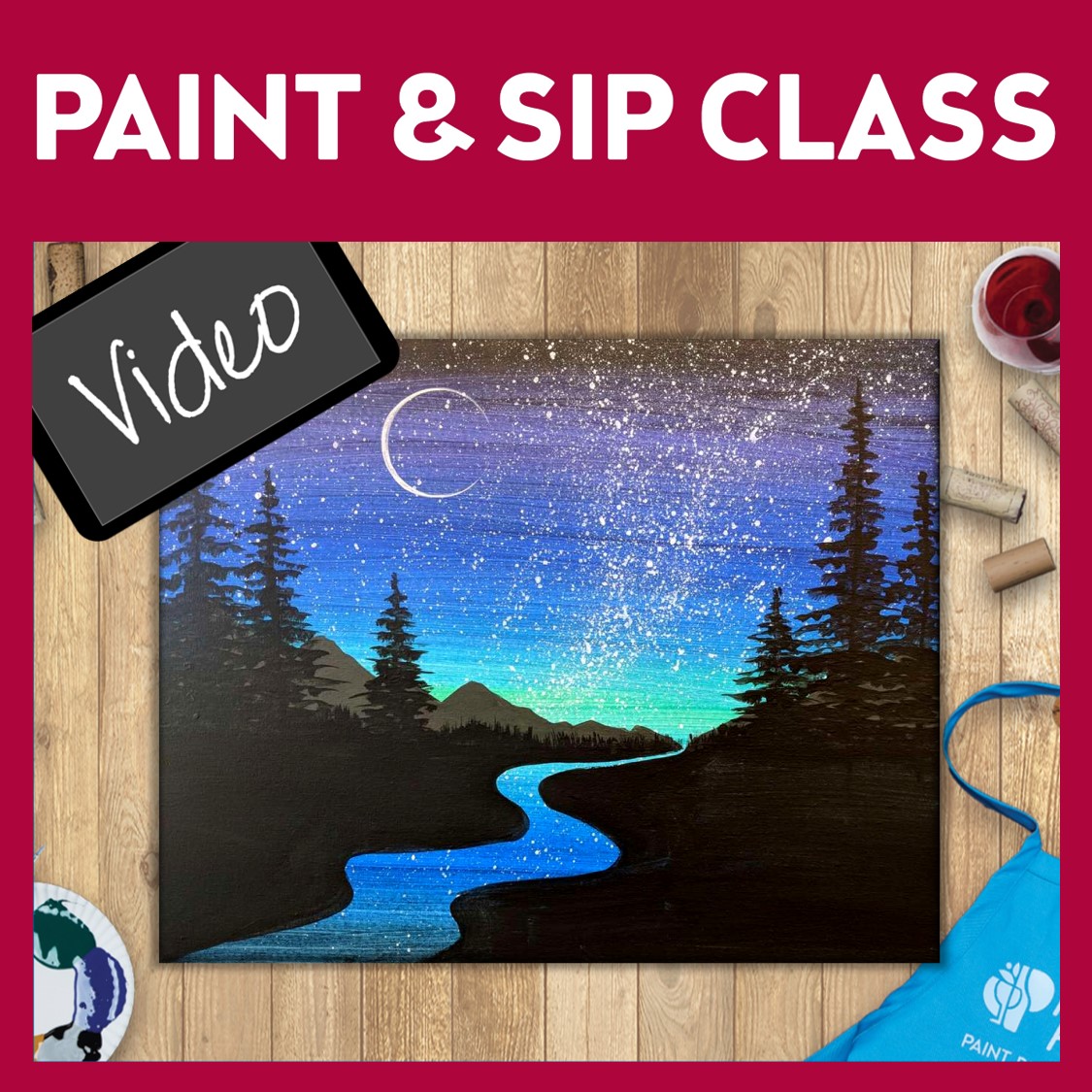 Paint and Sip in South Hill South Hill Pinot's Palette