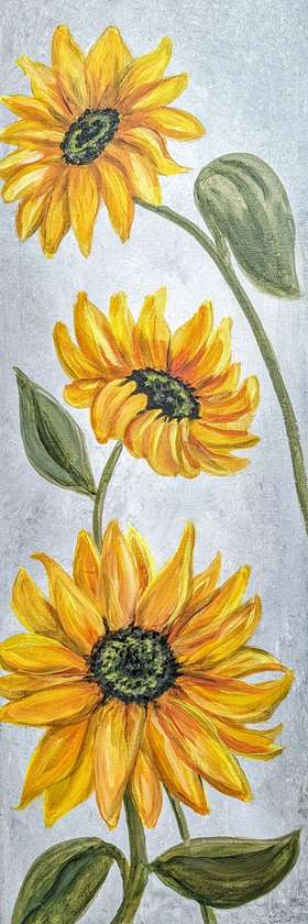 Sunflower Trio