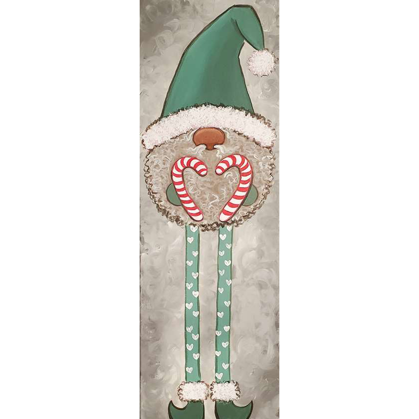 Tall Candy Cane Gnome
