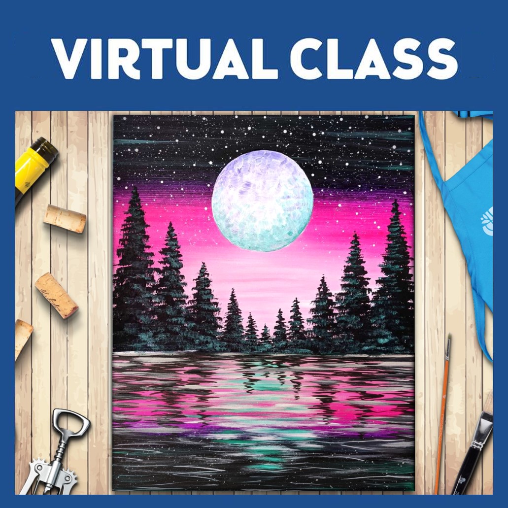 Live Virtual Class 4/11 Vibrant Moon Forest
