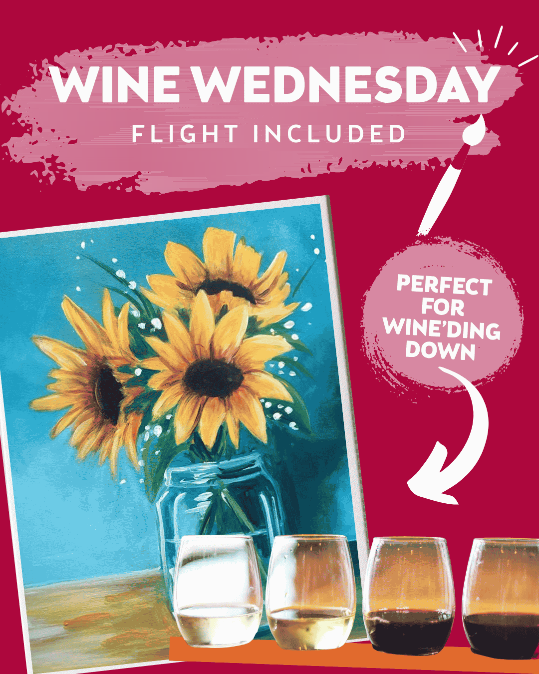 Sunflowers in a Glass