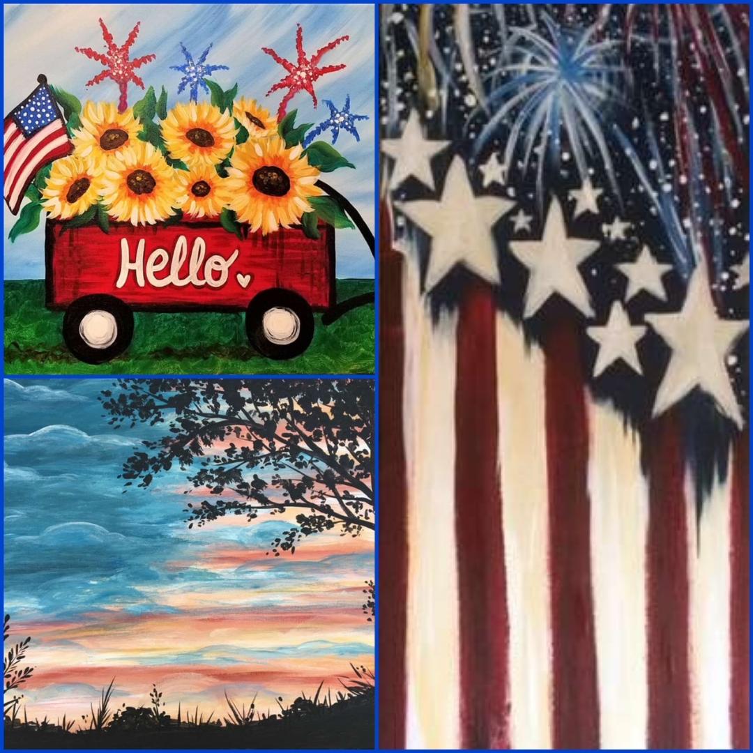 Celebrate July 4th With Friends, Family, Food, Drinks, & Art! 