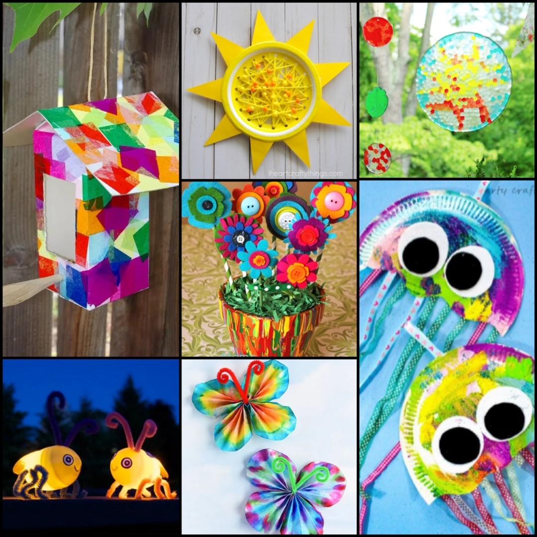 Creative Summertime Arts & Crafts For The Kids! 