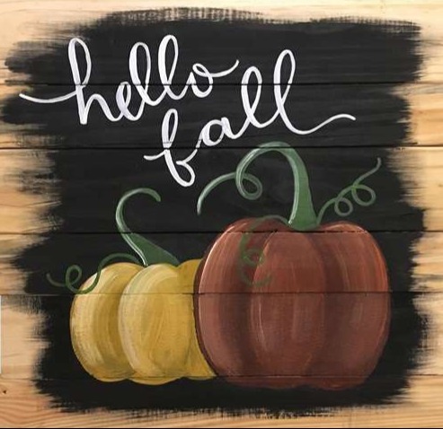 Wooden Pallet Sign – Hello Fall