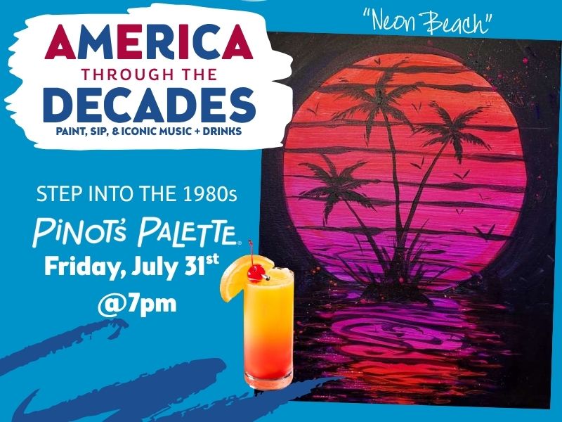 Neon Retro Beach