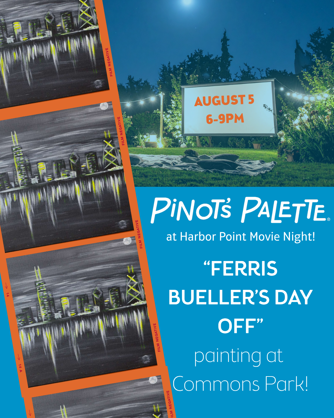 Pinot's Palette at Harbor Point Movie Night!