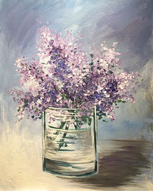Lilacs in a Glass