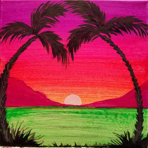 Sunset in the Valley