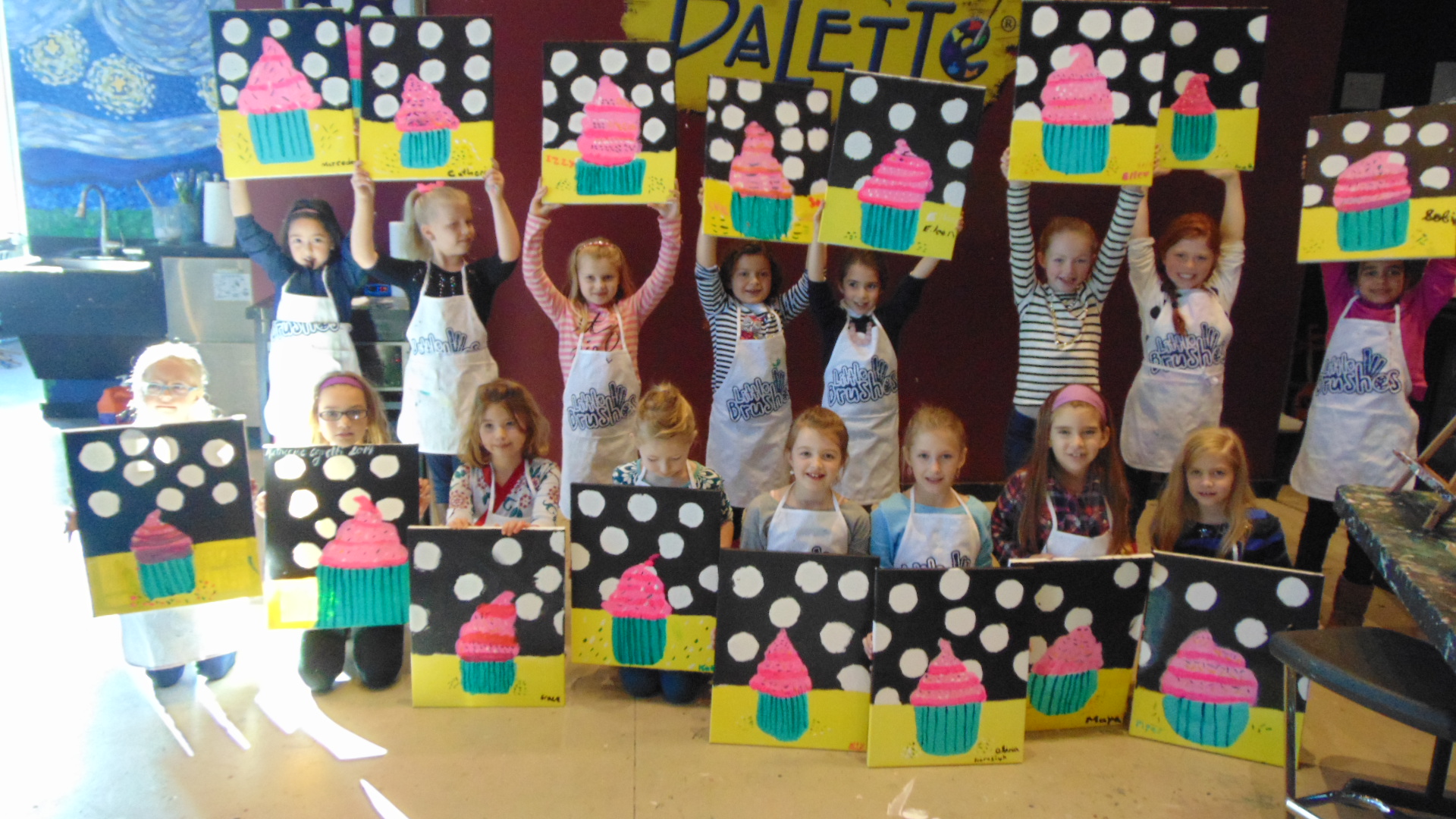 KIDS' BIRTHDAY PARTIES at PINOT'S PALETTE-STAMFORD!!!