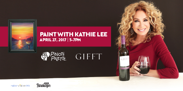 Pinot's Palette-Metro North Studios Partners with Kathie Lee Gifford at Gifft Wines