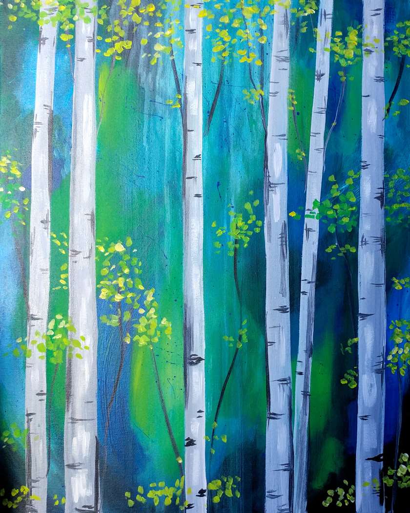 Blue Birch Woods
