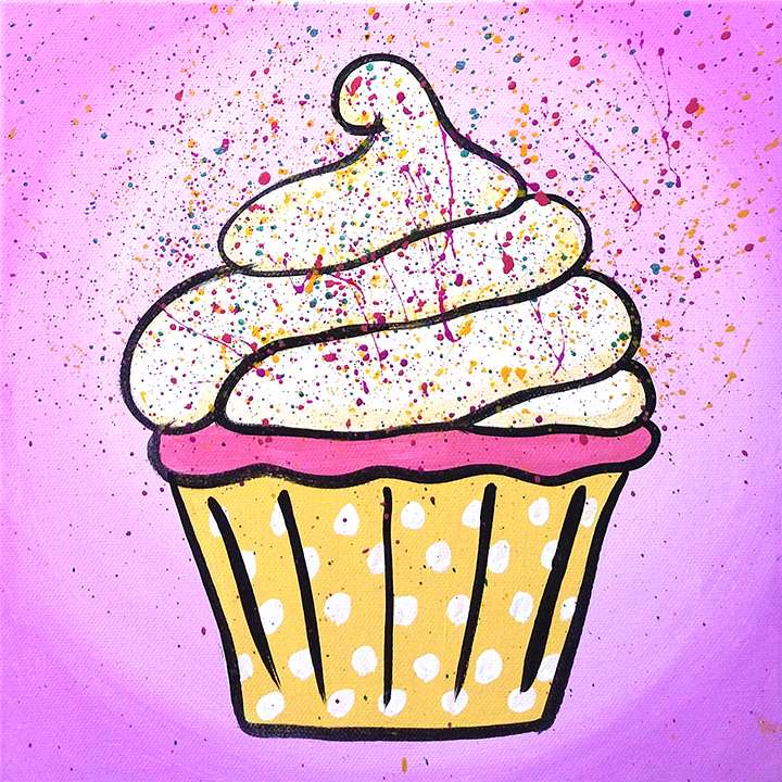 Mini-Confetti Cupcakes
