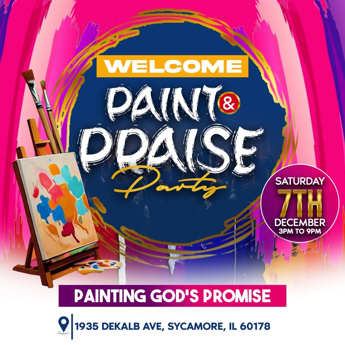 Paint & Praise:  Painting God's Purpose