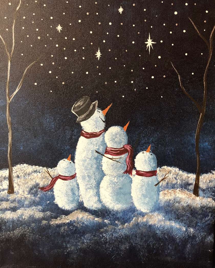 Snowy Stargazing