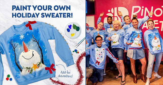 Paint Your Own Holiday Sweater