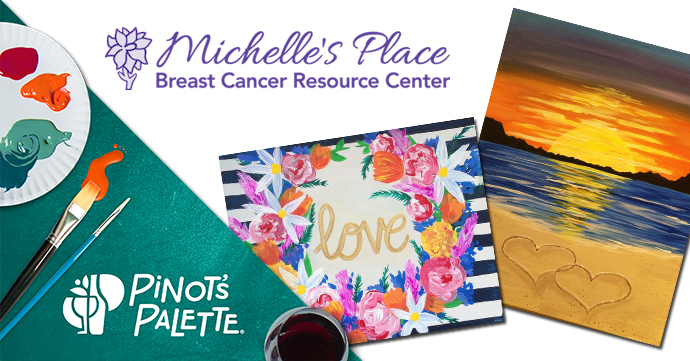Paint and sip supporting Michelle's Place