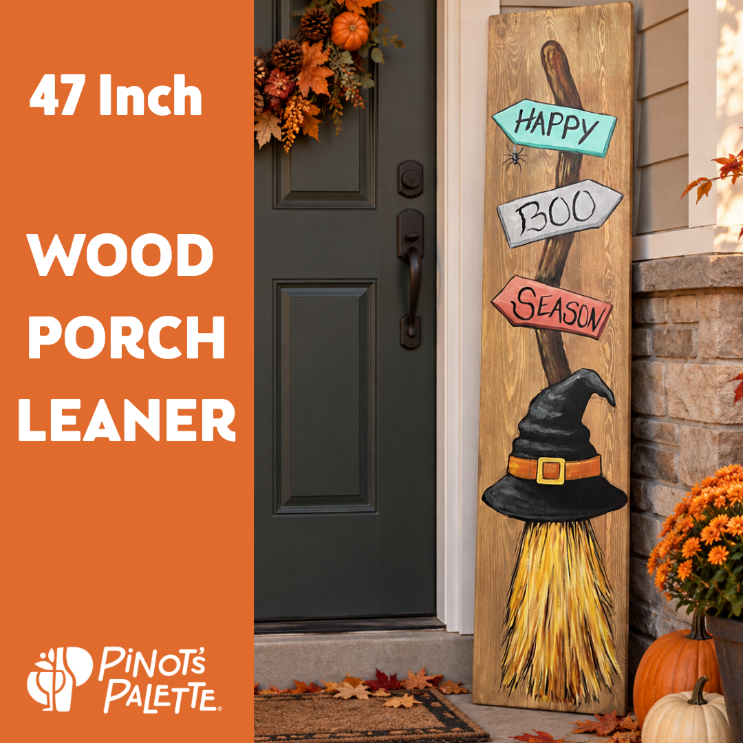 Happy Boo Season Porch Leaner