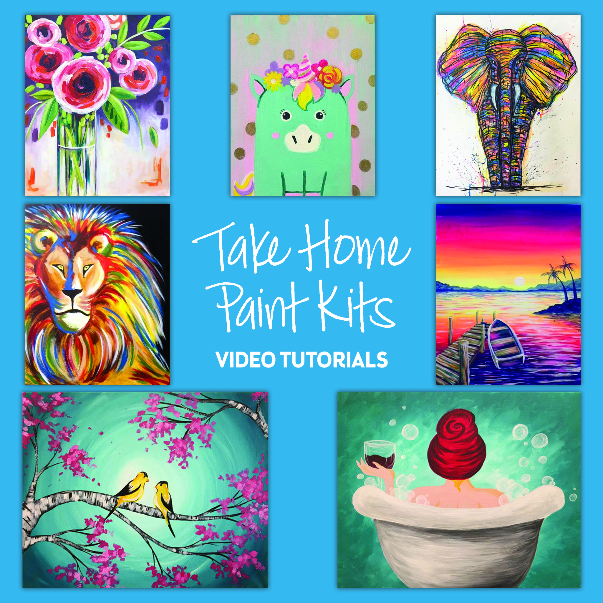 Take Home Paint Kits Wed, Jul 01 1PM at The Glen