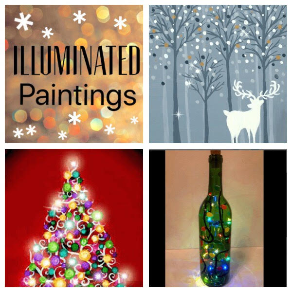 Add A Warm Glow To Your Paintings With Our Illuminated Canvas Classes!!! 
