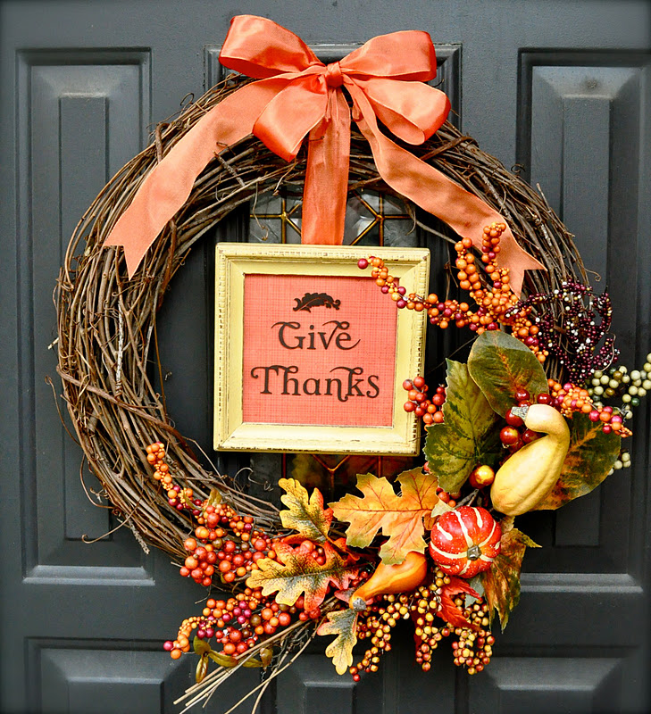 So Thankful for these DIY Wreaths!