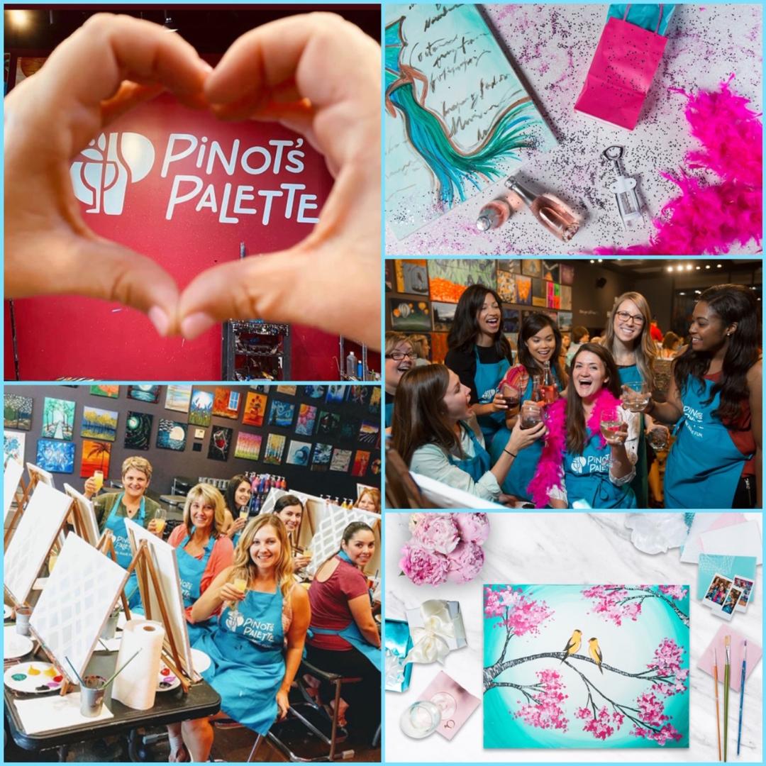 Have Your Bridal Shower Or Bachelorette Party At Pinot’s Palette!