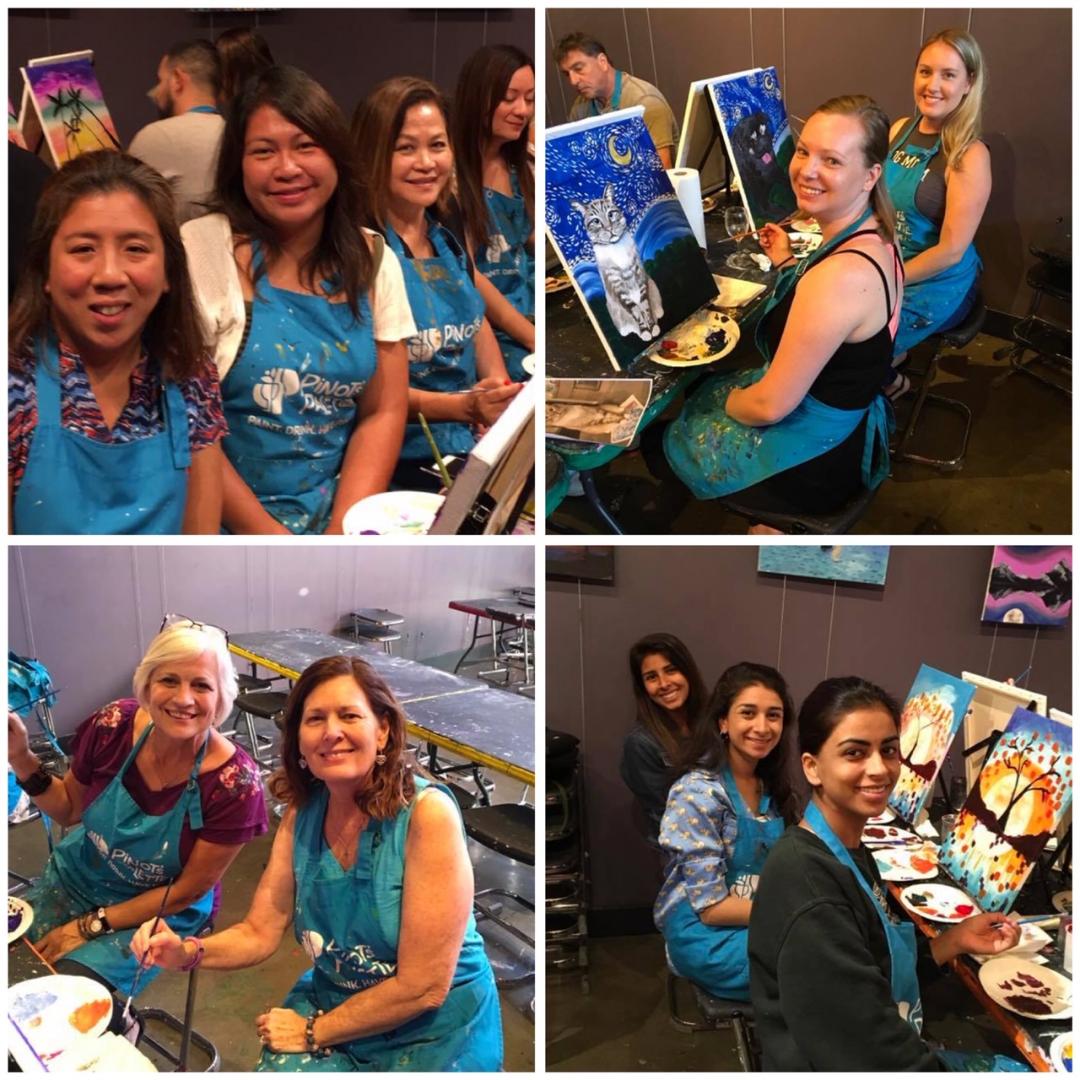 Girls’ Night Out At Pinot’s Palette Tustin! 