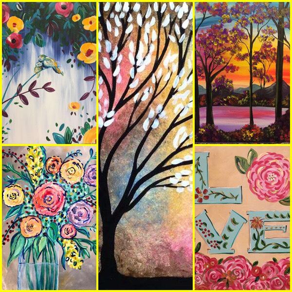 Join Us For A Painting And Wine Class On Mother's Day Weekend!